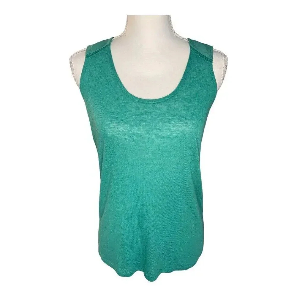 Banana Republic Women’s‎ XS Green Linen Blend Tank Top